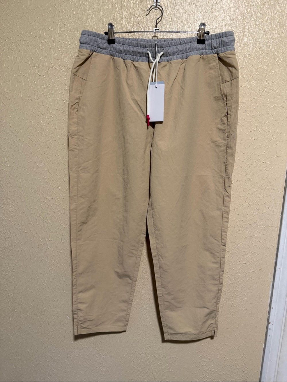 NWT Johnny Was Calme Mix‎ Nylon Taper Leg Pants Size XL Pull On